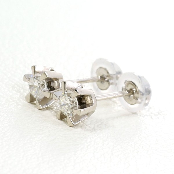 PT900 プラチナ ピアス ダイヤ 0.14 ×2 総重量約1.0g ジュエリー 中古