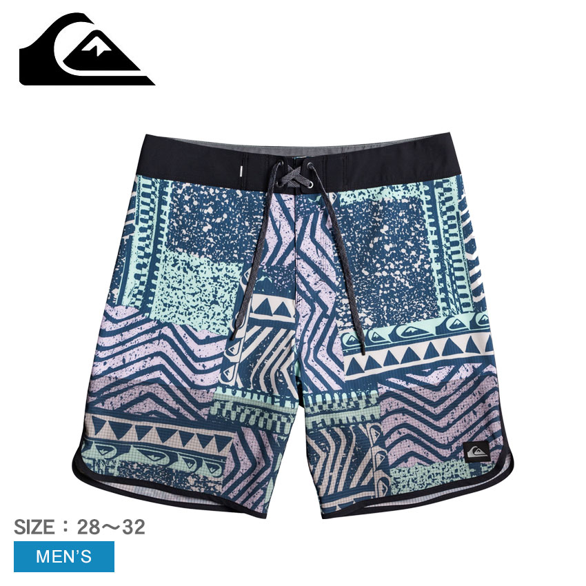 HIGHLITE SCALLOP 19 EQYBS04761 メンズ サーフトランクス サーフィン サーファー ボトムス 短パン パンツ ハーフパンツ 撥水加工 撥水 はっ水