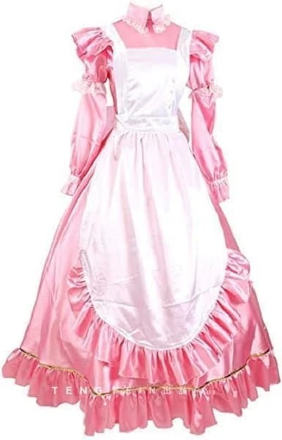 新作入荷フルセット 衣装 パンジー めめしい メイド衣装 光沢サテンに コスプレ衣装