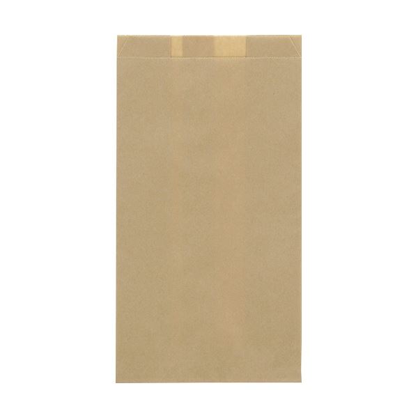 （まとめ）HEIKO 食品袋 耐油ガゼットパック 未晒無地 中 1パック（100枚）[x10]