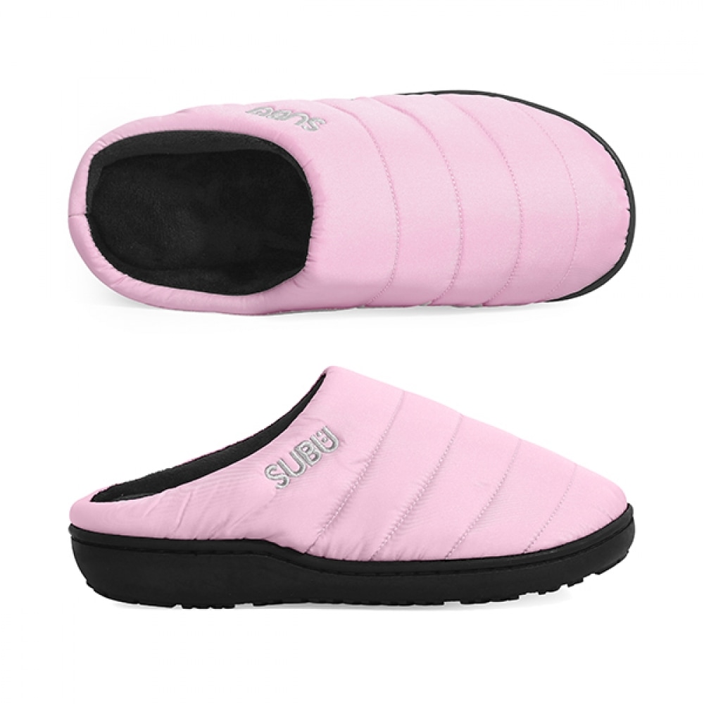 SUBU PINK (SB-15) ダウン起毛パッド入りスリッパ