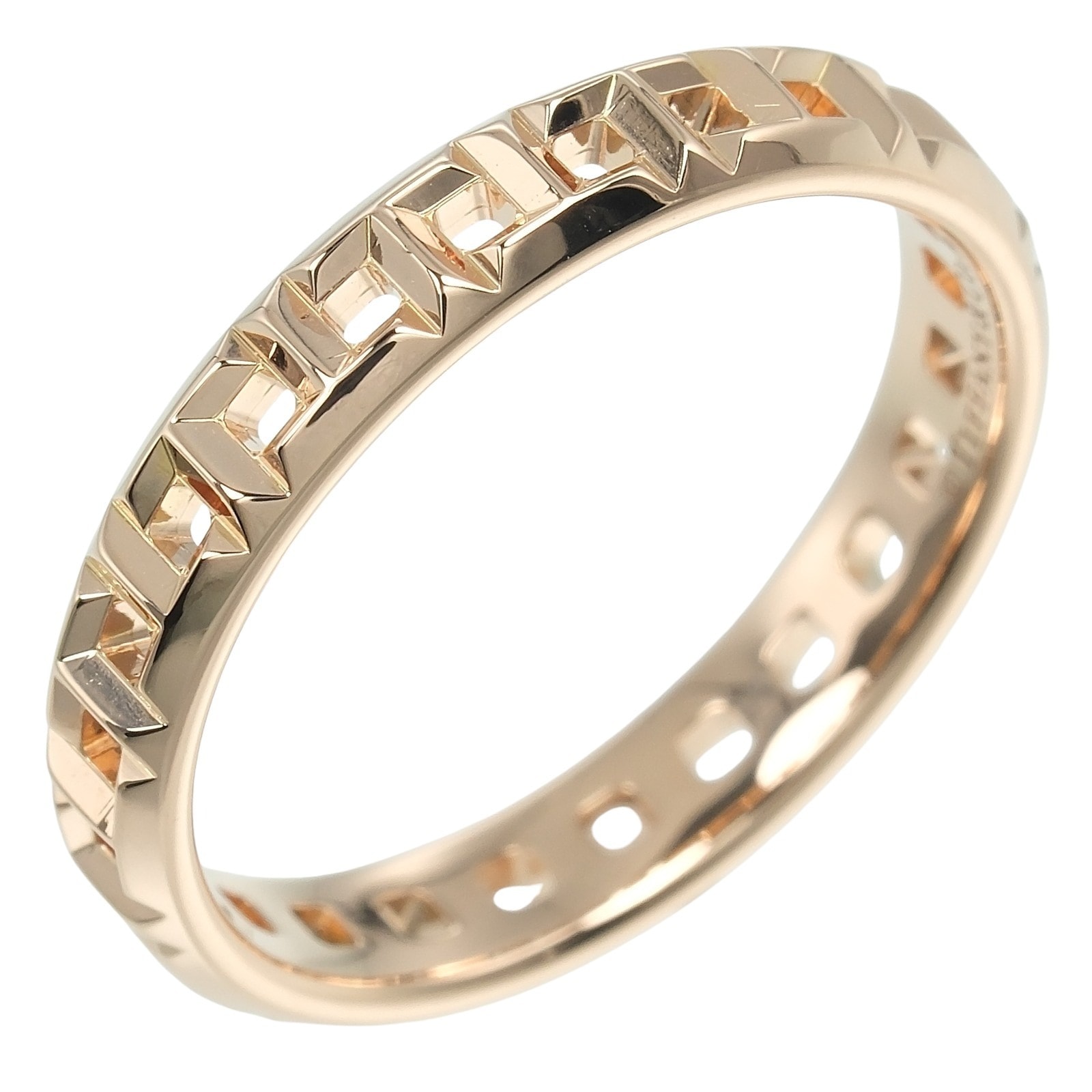 Tトゥルー ナロー 3.5mmモデル リング・指輪 K18ピンクゴールド 11.5号 約3g レディース 中古品 Aランク