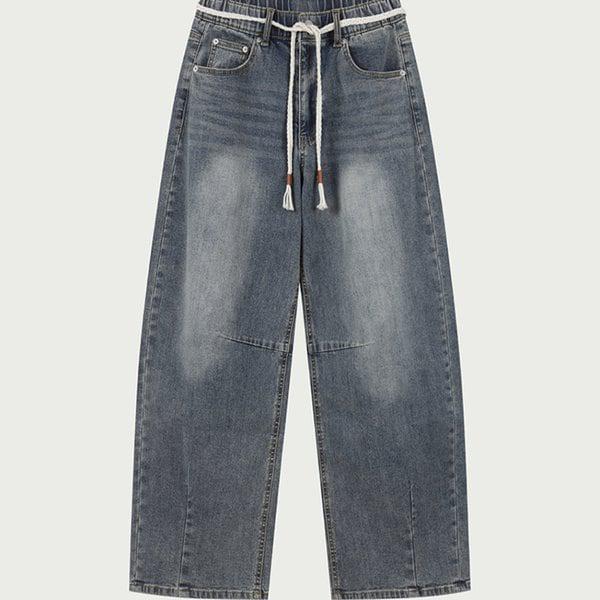 女性ウルトラソフト起毛バルーンベルトデニムパンツ10560-155-204-10A-SH