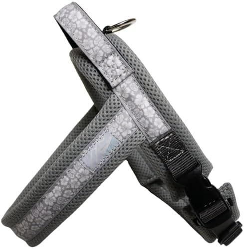 Hakusan(ハクサン) ジャストフィットドラゴンハーネスアロハメッシュ (サンドグレイアロハ, サイズ2)