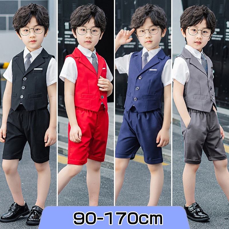 [Qoo10] 韓国子供服 子供スーツ 3/4点セット : キッズ