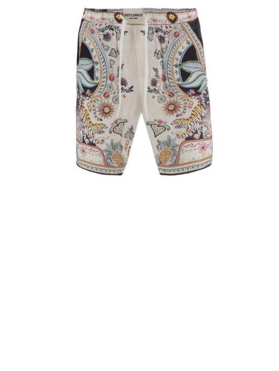 JUST CAVALLI Men Shorts 80OADF03CNF05004 Grey