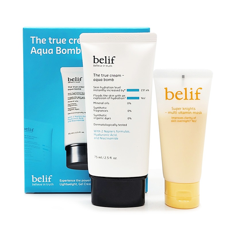 ザトゥルークリーム アクアバーム 75mL企画 (+ マルチ ビタミン マスク 35ml)/빌리프 아쿠아밤-튜브