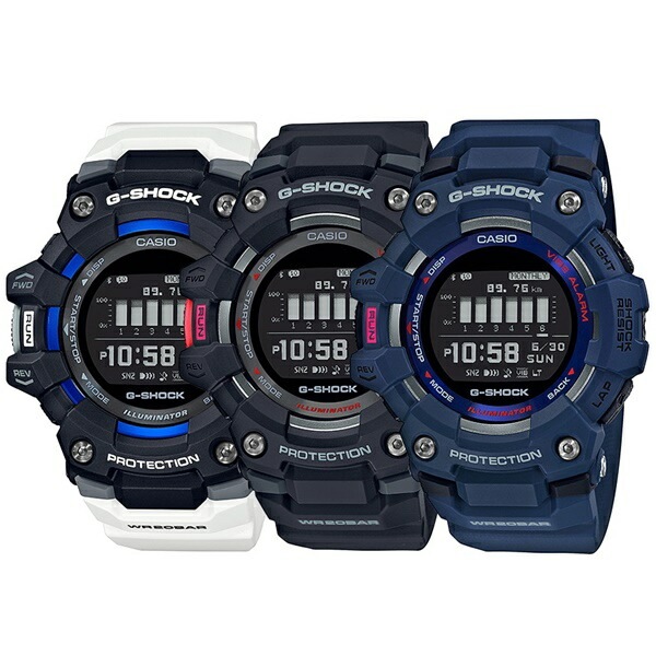 100%正規品 CASIO 選べる3カラー国内正規品 G-SHOCK 加速度センサー スポーツライン スマートフォンGPS連携 G-SQUAD 腕時計 レディース メンズ 時計 カシオ ジーショック Gショック 男女兼用腕時計