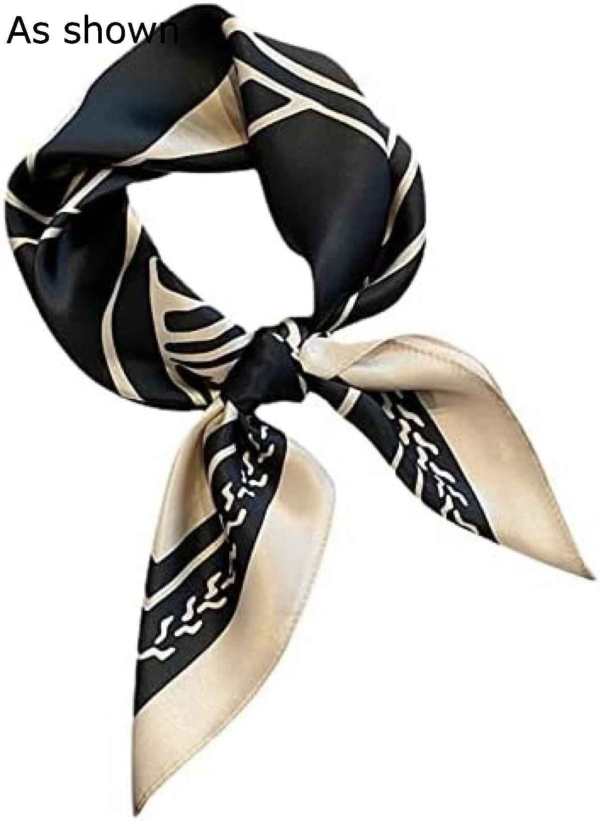 【20%OFFクーポン～】レディース スカーフ レディースプリントスカーフおしゃれでエレガントな装飾ネックスカーフ70cmスクエアスカーフスカーフ スカーフ