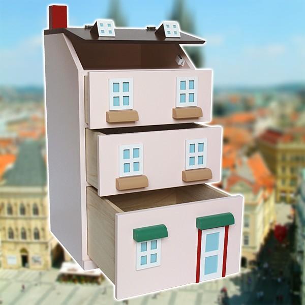 キッズチェスト 子供収納 おもちゃ箱 本棚 衣装 服 洋服ダンス 木製収納家具 タウンチェスト１番地 ete エテ えて