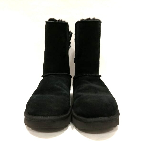 アグ クラシック ショート スパークル ジップ 1094983 靴 ブーツ レディース 【中古】 5,506円