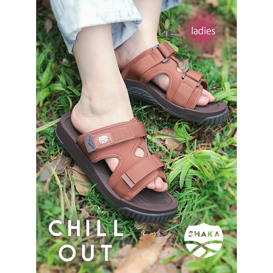 SHAKA シャカ チルアウト サンダル スニーカー CHILL OUT BROWN ( 茶色 ブラウン スニサン メンズ レディース ウィメンズ SK-106 )