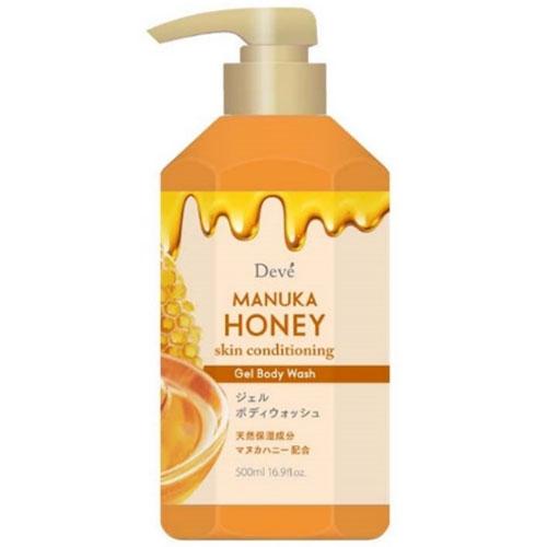 熊野油脂 ディブ マヌカハニー ジェルボディウォッシュ 本体 500ml 20本セット 【ケース販売】