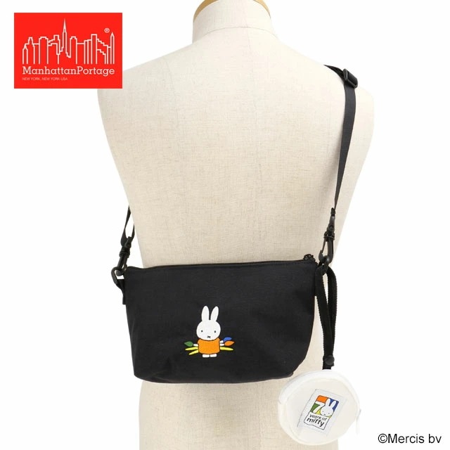 ズコッチ クラッチ 500D コーデュラ ミッフィー 70周年 [MP6020MF70] メンズ・レディース 鞄 ショルダーバッグ 記念ポーチ付き Black 正規取扱店