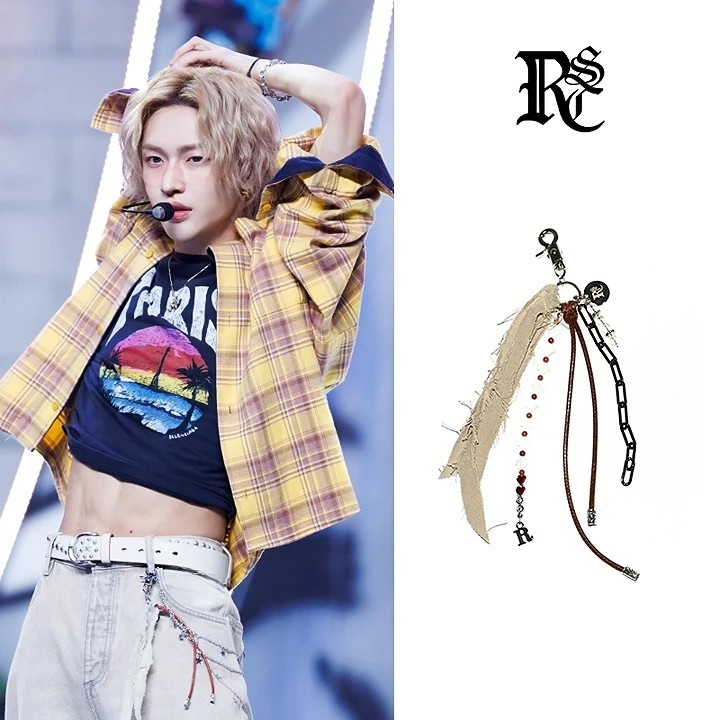 ［RIIZE ウォンビン着用］RCCS/DENIM RAW CUTTING KEY CHAIN 韓国ファッション 韓国ブランド 韓国公式正規品