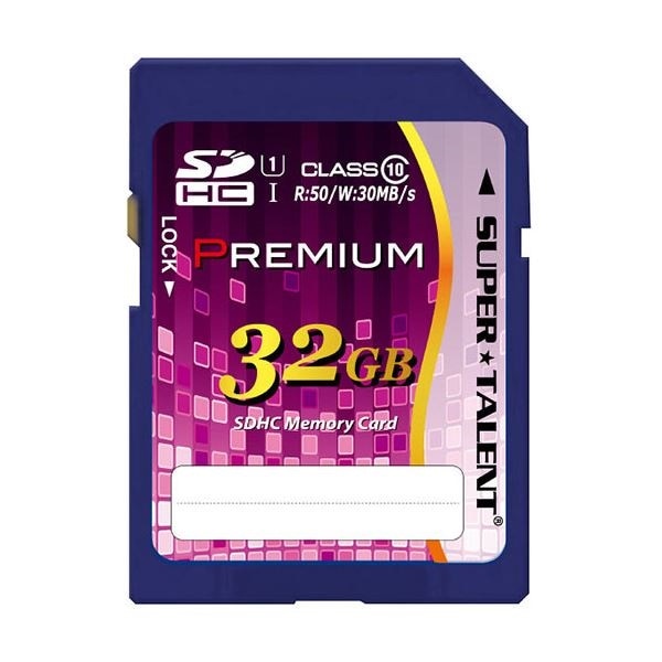 （まとめ）スーパータレントUHS-I対応SDHCメモリーカード CLASS10 32GB ST32SU1P 1枚2セット 5,415円
