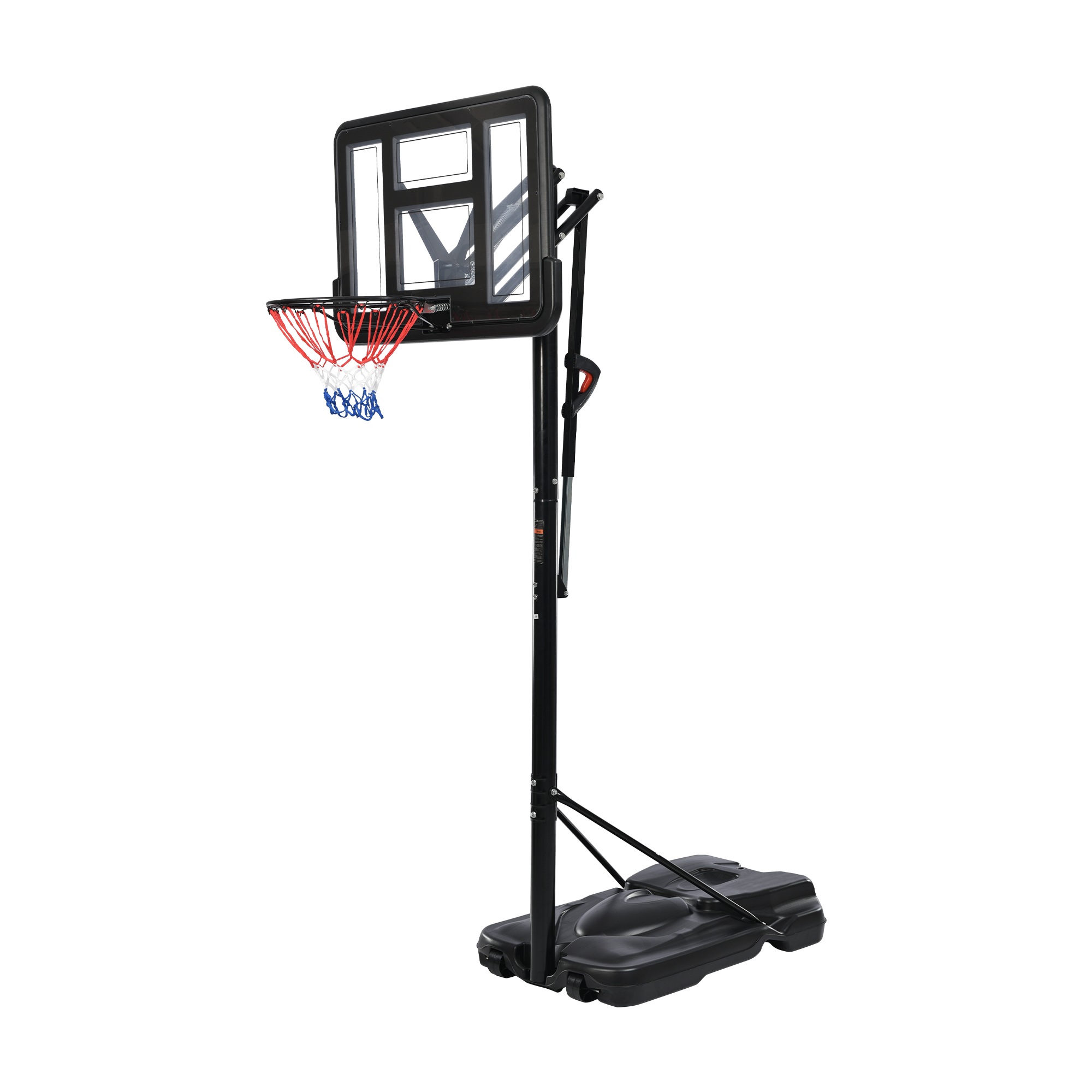 【国内倉庫出荷 送料無料】バスケットゴール 屋外 家庭用 230～305cm 高さ6段調節 ミニバス対応 ゴール バスケ