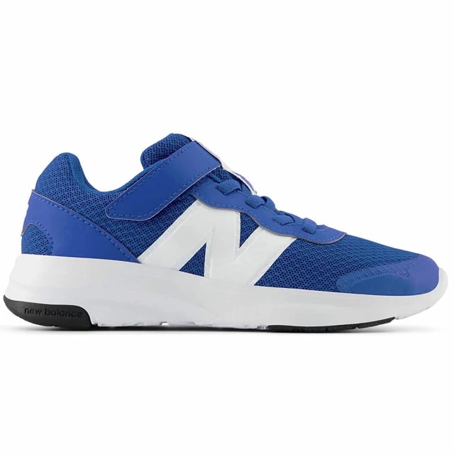 ニューバランス キッズ スニーカー ブルー 子供靴 ジュニア 靴 ベルクロ 通学 運動靴 男の子 ローカット new balance PT578 RB