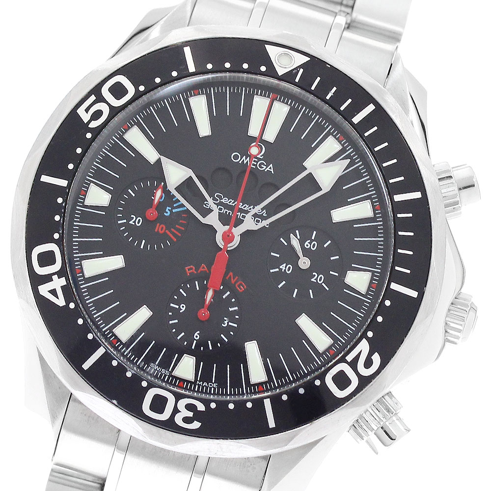 オメガ OMEGA 2569.52 シーマスター300 レーシング クロノグラフ レガッタ 自動巻き メンズ _949749【中古】