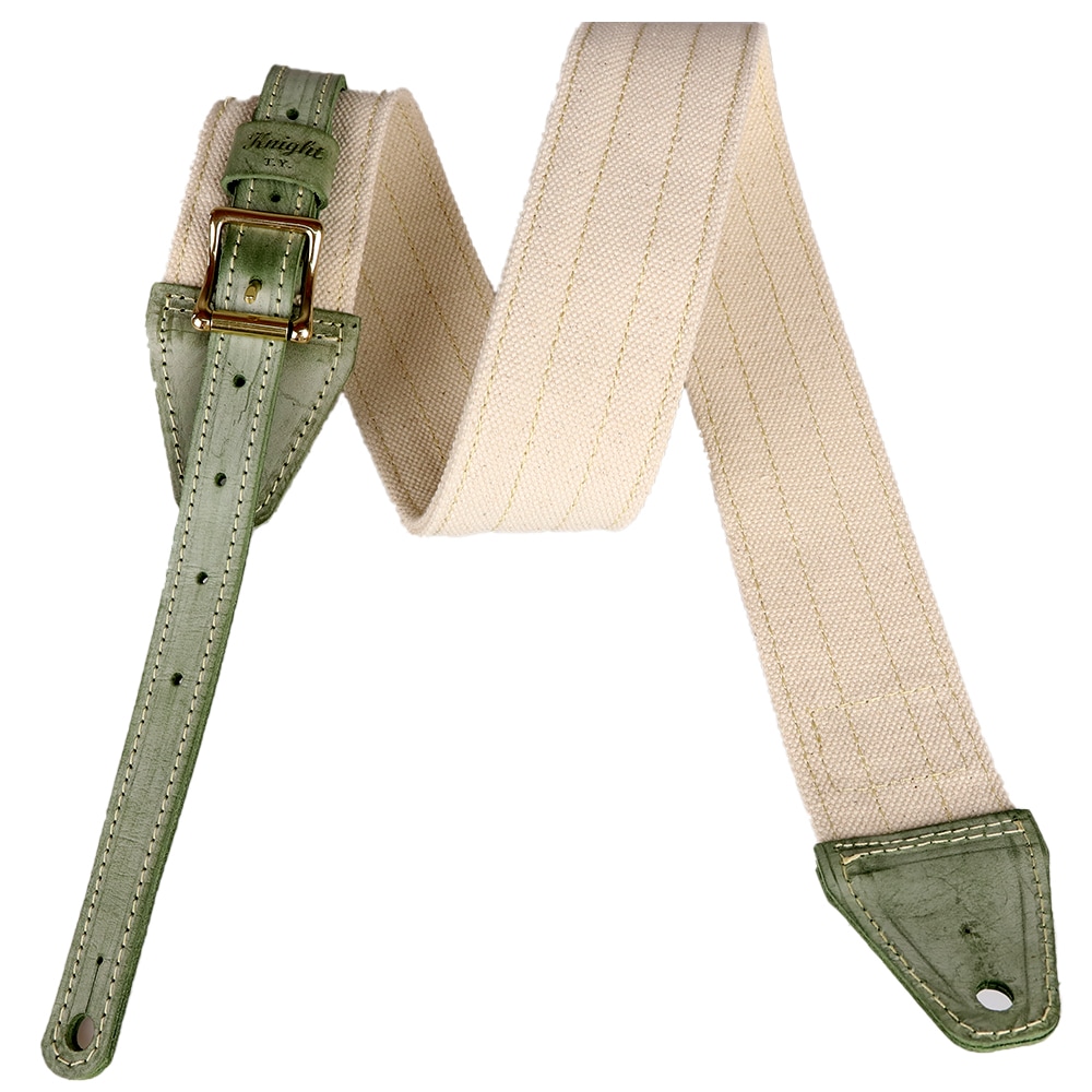 Knight T.Y.シリーズ 欧米風レトロな手作りギターストラップ KGS-625 オリーブグリーン