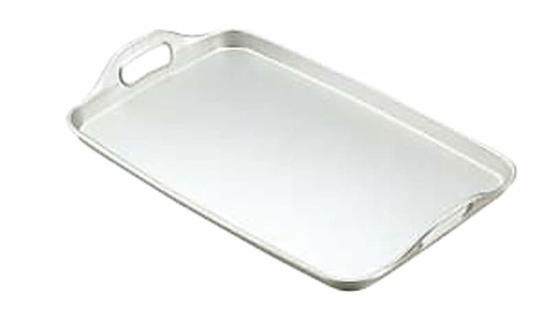 （まとめ買い）中尾アルミ製作所 アルマイト脇取盆 小 [x3]