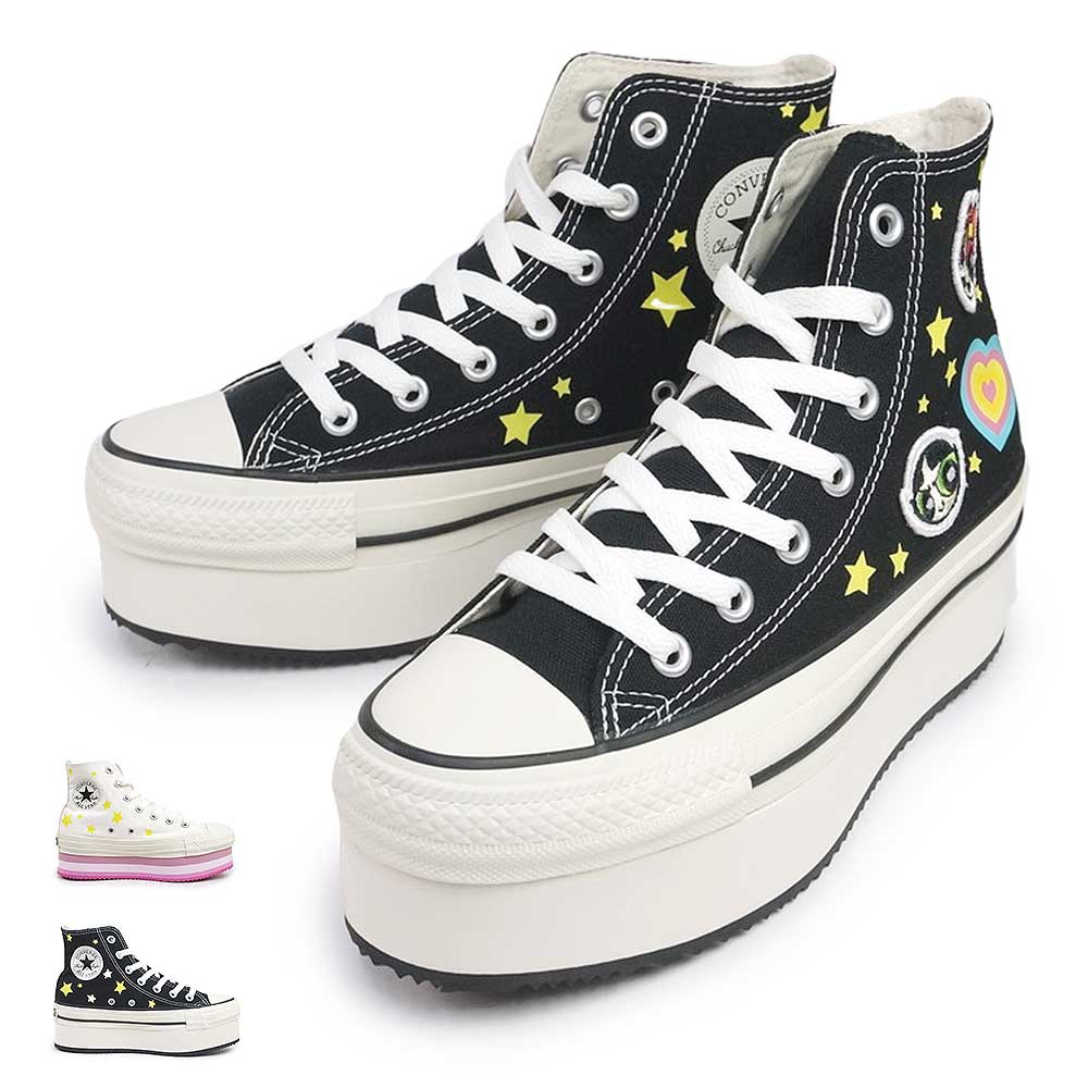 オールスター チャンキーライン HI パワーパフ ガールズ レディース スニーカー