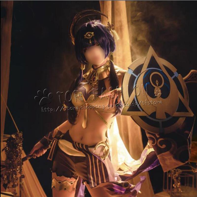 原神project(げんしん) キャンディス コスプレ衣装 ウィッグ 靴 コスチューム cosplay 仮装 変装