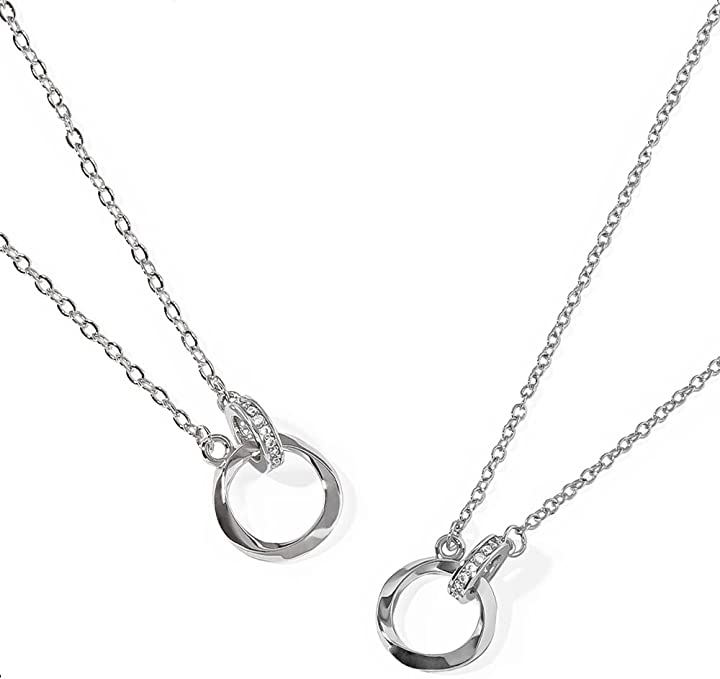 ペアネックレス カップル プレゼント ステンレス ジュエリー メンズ レディース BR-J066 MSW＆LSW 刻印なし( MSW＆LSW（刻印なし）)