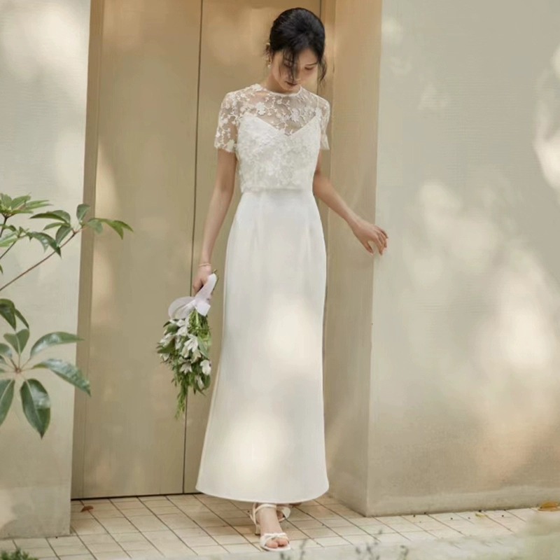 【今恋】ウェディングドレス 白 結婚式 花嫁 サイズオーダーメイド可能 成人式 お呼ばれ ウェディング 演奏会 二次会 パーティードレス 前撮り ワンピース ロングドレス メガ割 62