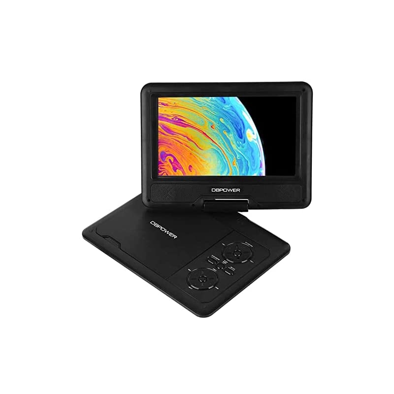 【新機種発売】ポータブルDVDプレーヤー 7.5インチ 5時間連続再生 3電源対応 レジューム機能 270度回転 リージョンフリー CPRM対応 TVと同期可能 SD/MS/MMCカード/USBに対応