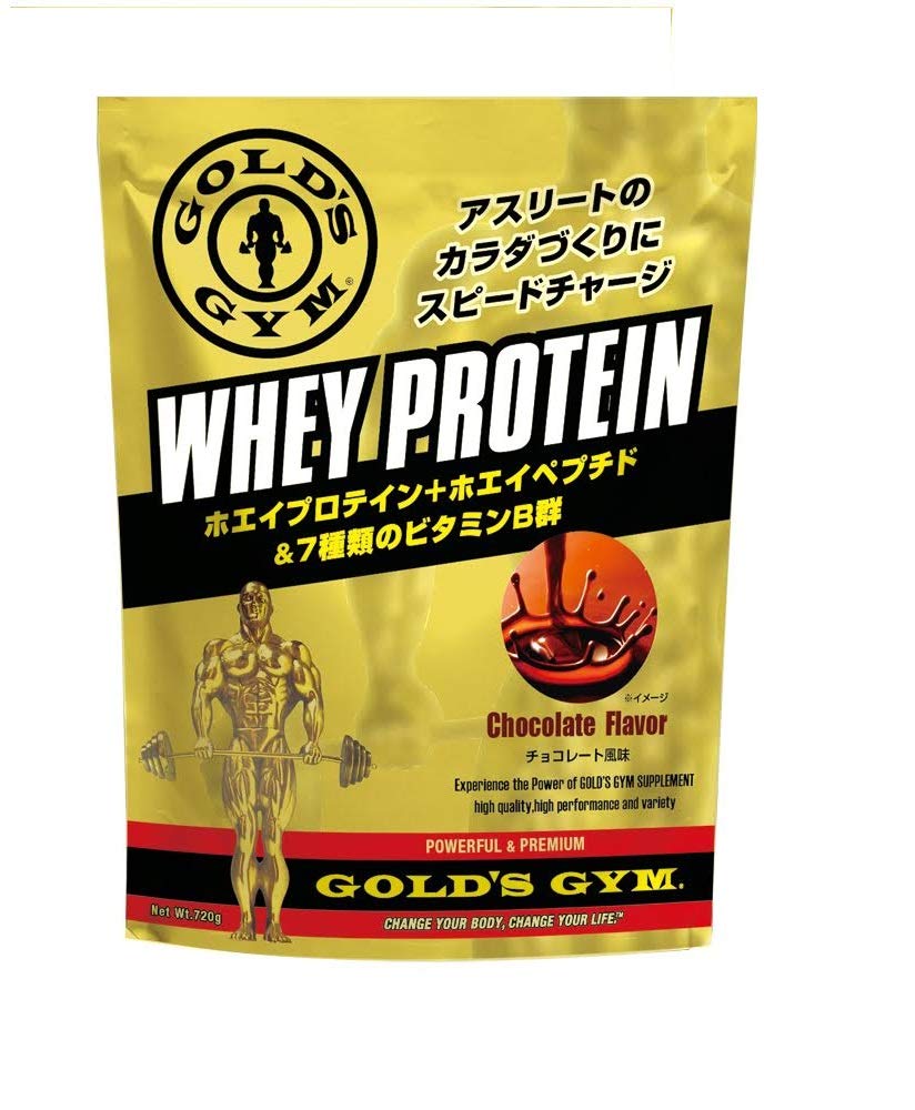 ゴールドジム GOLDS GYM ホエイ プロテイン チョコレート 風味 720g