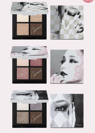 安室奈美恵 限定品!安室奈美恵 コーセー ヴィセ リシェ アイカラーパレットNA アイシャドウ 3種類セット KOSE VISSE