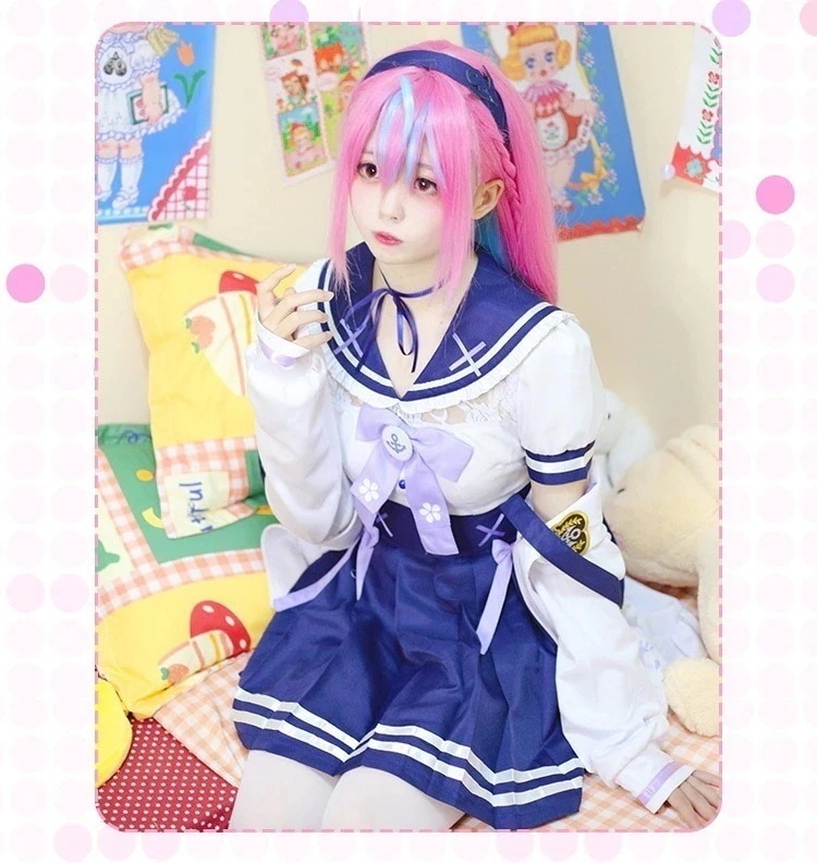 本日限りの特典 コスプレ 衣装 子供 大人バーチャル　ホロライブ　湊あくあ　YouTuber　Vtuber　コスプレ　衣