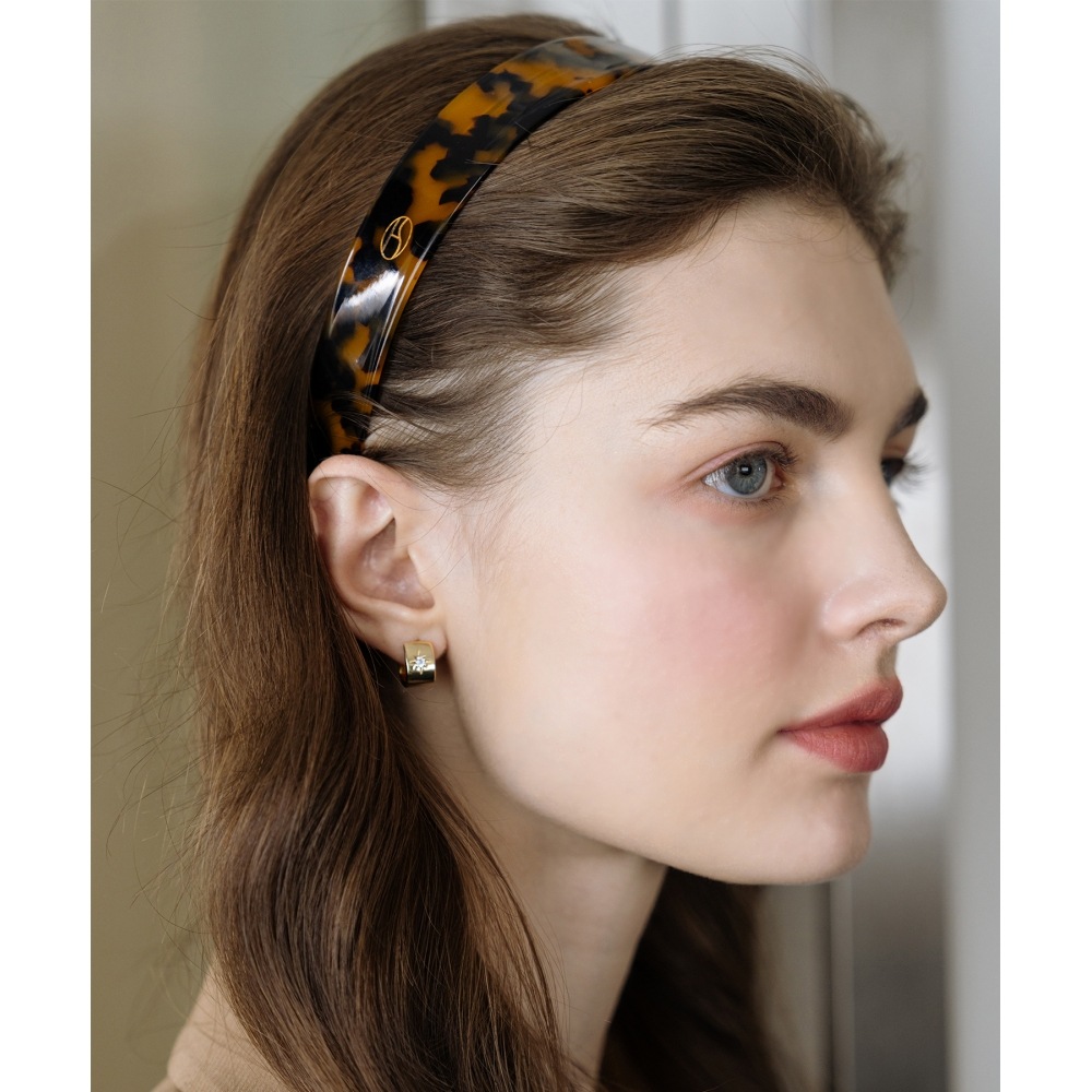 HAS HFS004 霜降り光沢セルロイド ヘアバンド