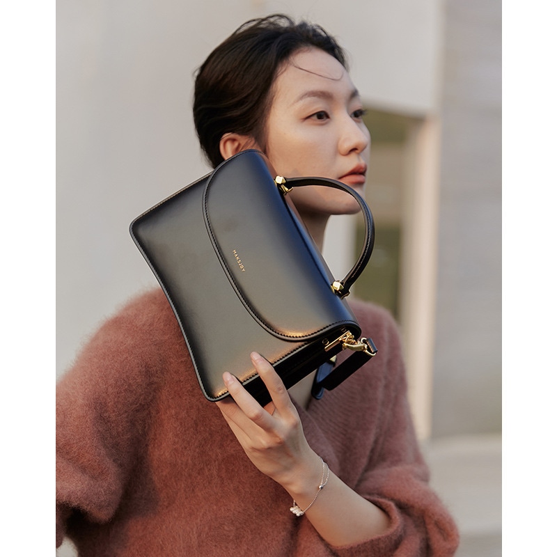 斜めショルダーバッグ小方包女2023新型真皮女包シングルショルダーバッグファッションハンドバッグ