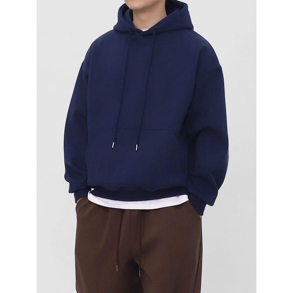 メンズベーシックヘビー生地パーカー デイリー長袖Tシャツ SPT102_P388590358