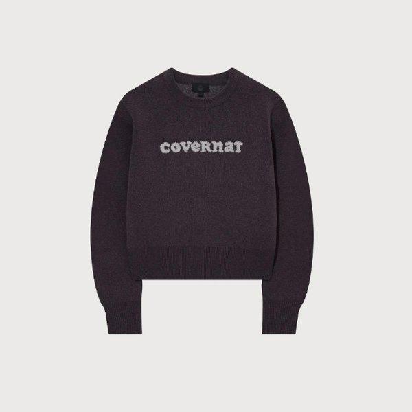 長袖Tシャツ CQK CO2504KT70-PU ウーマン クーパーロゴ ニット Purple