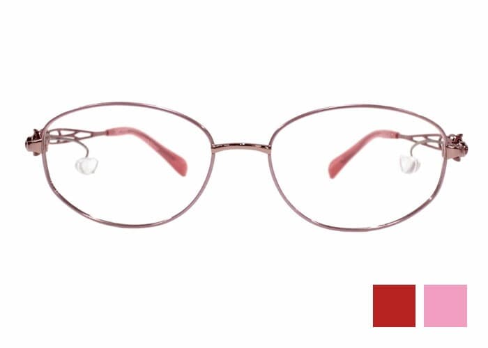 ネオジン NEOJIN nj2247 鼻パッドなし 鼻に 跡のつかない サイドパッド オーバル フルリム チタン 日本製 ノーズパッドなし メガネ めがね 眼鏡 レディース