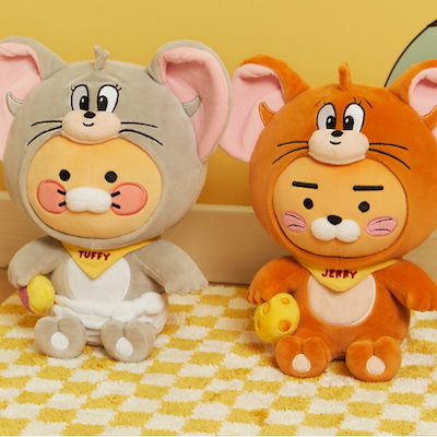 トムとジェリー カカオフレンズ コラボ チュンシク タフィー ぬいぐるみ 韓国 韓国 カカオフレンズ KAKAO FRIENDS トムアンドジェリーコラボ