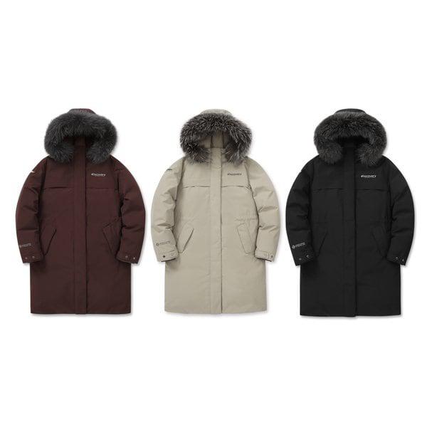 24FW 女性 ベルゲン ゴア ウインドストッパー グースダウン ロングパディング DWDJ7P046