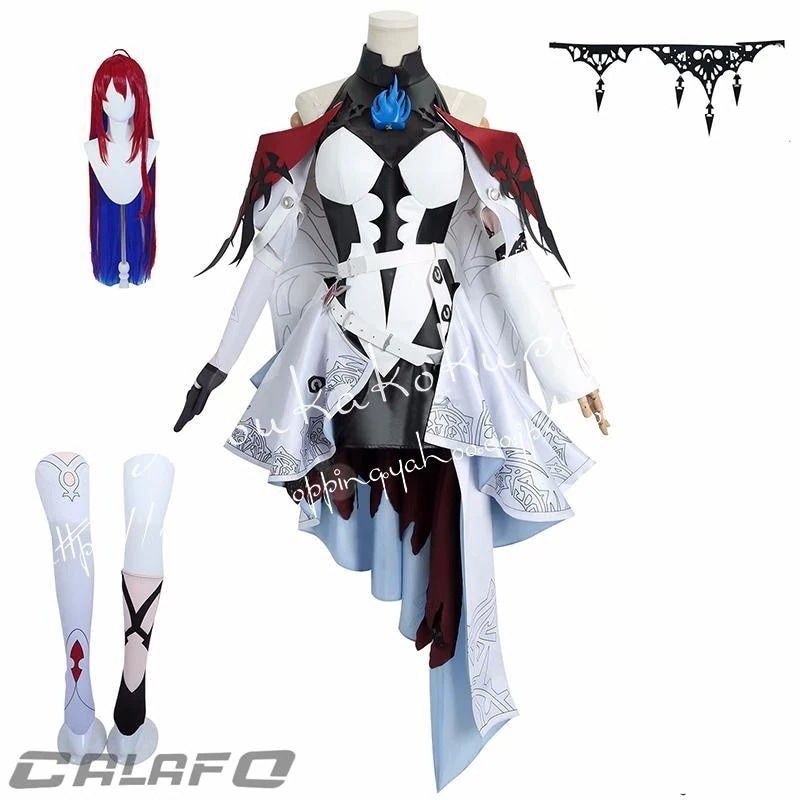 人気新作N0.1hololive EN ホロライブ Vtuber エリザベス ローズ ブラッドフレイム Elizabeth Rose Bloodflame 常服 コスプレ衣装 日常服 ハロウィン クリ