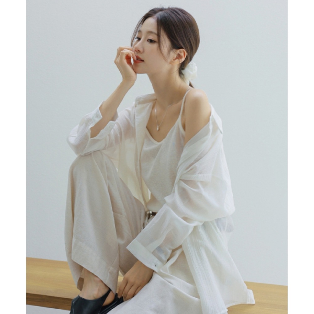 FRENCHCHIC エイブル テンセル ノースリーブ シャツ 3セット