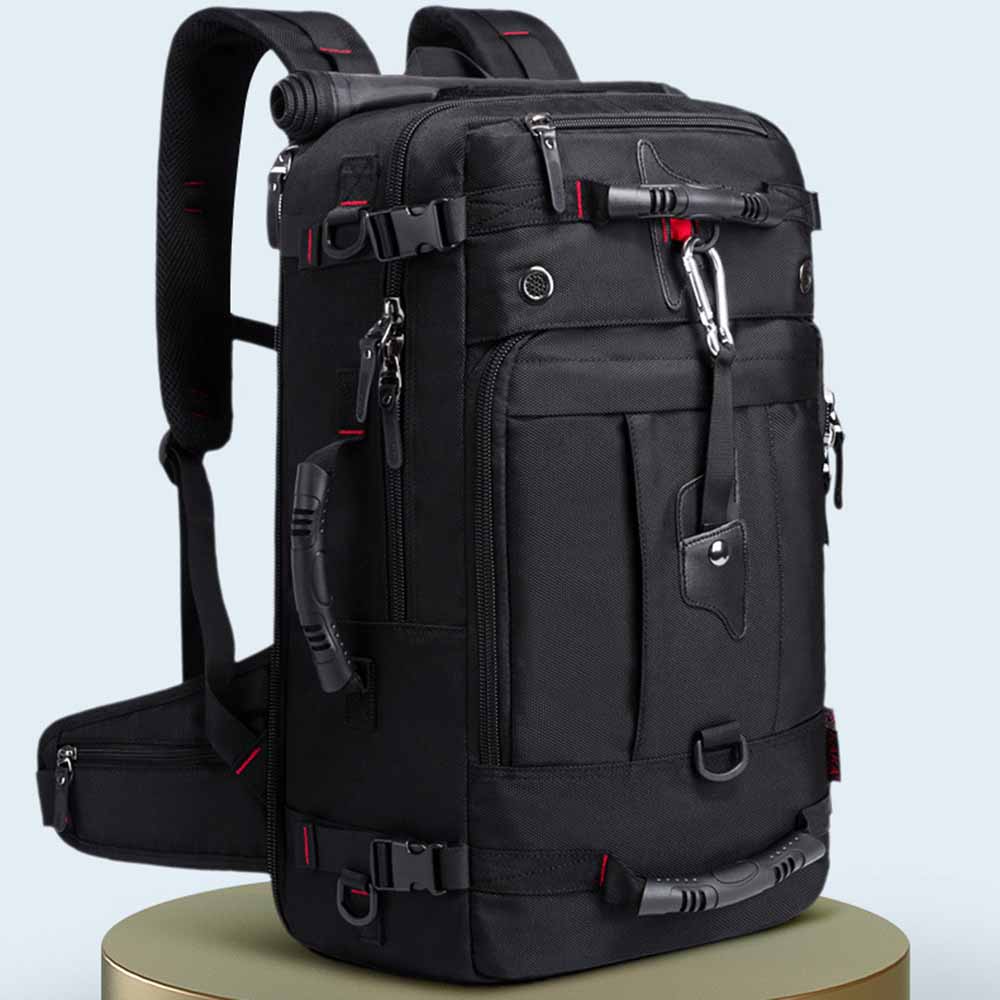 今すぐ欲しい！登山リュック40L 旅行 バックパック 15.6インチPC リュックサック スクエア 3way 多機能 防水 アウトドア 防災 大容量 リュック 登山 バックパック おしゃれ 黒 5,007円