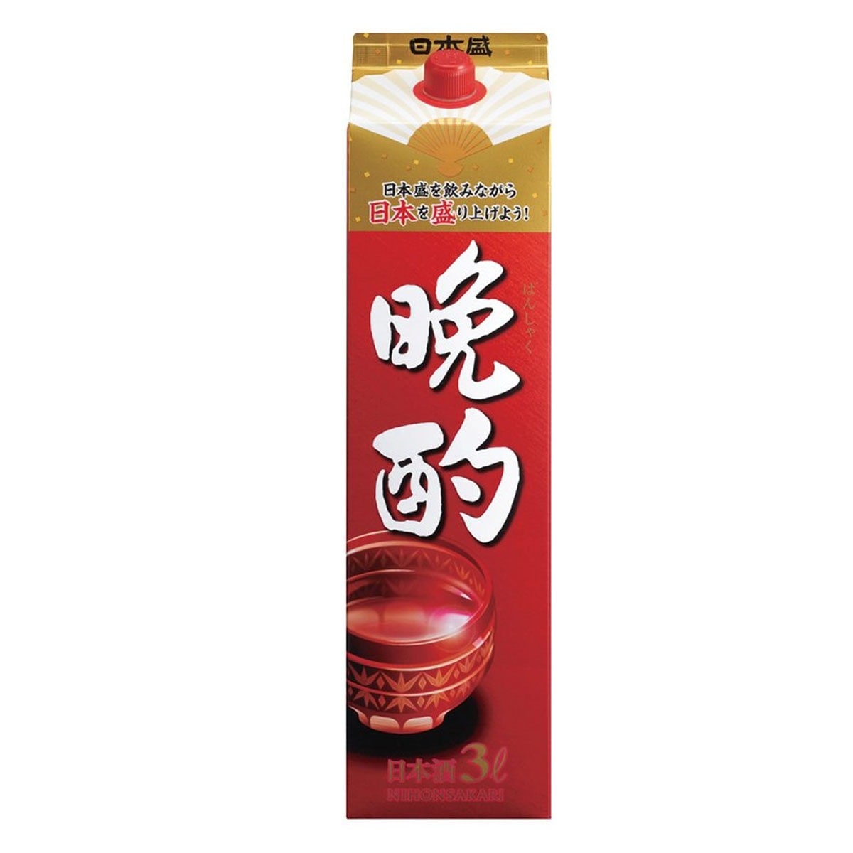 日本酒 日本盛 晩酌 パック 3L(3000ml) 4本入 1ケース(4本)