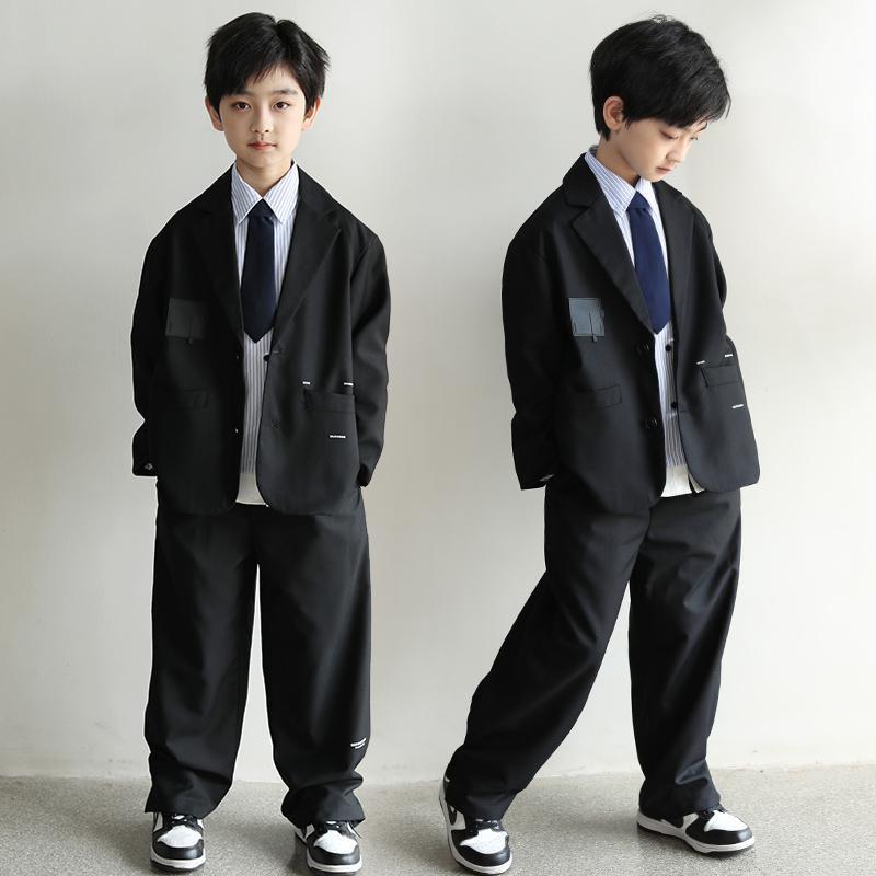 卒業式 入学式 スーツ 男の子 ジュニア 大きいサイズ ゆったり 150 160 170 180 小学生 フォーマル スーツ 長袖 子供スーツ ジャケット ロングパンツ おしゃれ