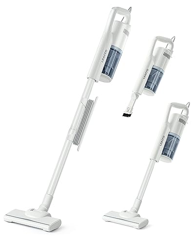 掃除機コード式 30000Pa Leacco 掃除機 サイクロン 軽量 スティック掃除機 家庭用 遠心分離 5M電源コード HEPA多重濾過 コンパクト ハードフロア/カーペット/カーテンに適用 S1
