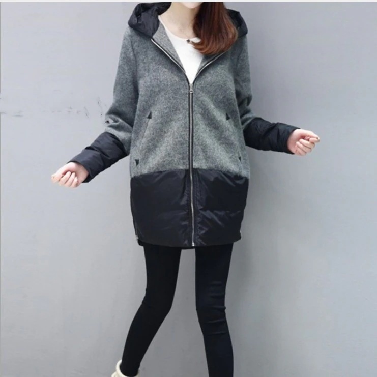 コートチェスターコートレディースラシャコートミドル丈冬アウターミディアムジャケット切替フードおしゃれ203040 6,093円