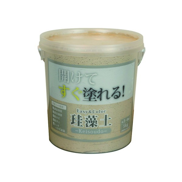ワンウィル EASY&COLOR珪藻土5KG キャメル 5,385円
