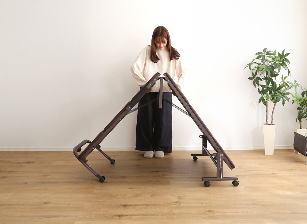 折りたたみベッド 簡易ベッド ベッド 折りたたみベット 折り畳みベッド コンパクト すのこベッド シングル 高反発 布団が干せる キャスター 耐荷重90kg