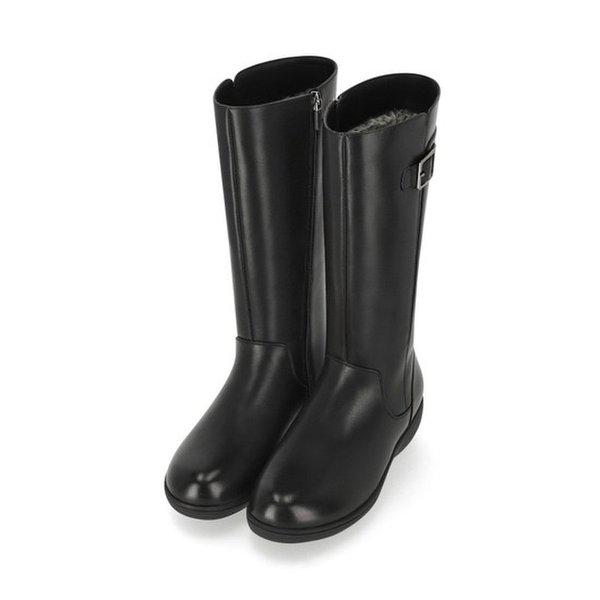 軽量天然皮革ファーハーフ女性ブーツ 2XWH10XS-GN